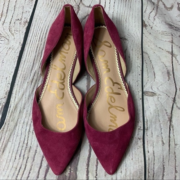 Sam Edelman Suede Rodney Ballet Flats 7 1/2 W - Picture 4 of 7